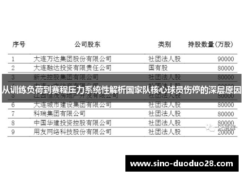 从训练负荷到赛程压力系统性解析国家队核心球员伤停的深层原因